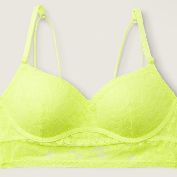 Victoria's Secret Pink Lace Push up
Bralette L M & Panty 36C 34C 36B 34D 36D - Picture 3 of 8